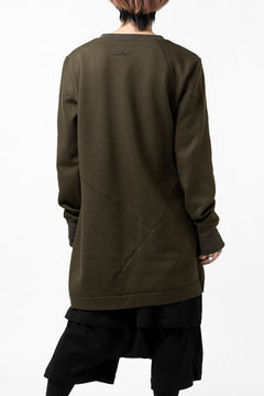 Load image into Gallery viewer, FIRST AID TO THE INJURED PRAGN SWEAT LONG TOPS / BRUSHED BACK TERRY (MOSS)