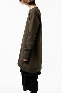 Load image into Gallery viewer, FIRST AID TO THE INJURED PRAGN SWEAT LONG TOPS / BRUSHED BACK TERRY (MOSS)