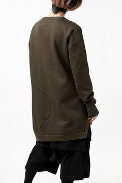 Load image into Gallery viewer, FIRST AID TO THE INJURED PRAGN SWEAT LONG TOPS / BRUSHED BACK TERRY (MOSS)