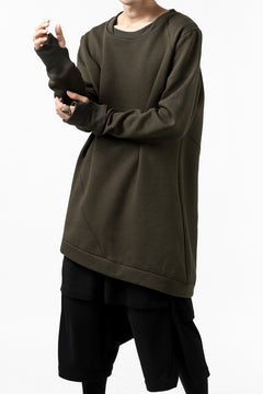 Load image into Gallery viewer, FIRST AID TO THE INJURED PRAGN SWEAT LONG TOPS / BRUSHED BACK TERRY (MOSS)