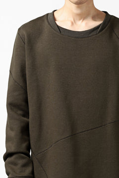 Load image into Gallery viewer, FIRST AID TO THE INJURED PRAGN SWEAT LONG TOPS / BRUSHED BACK TERRY (MOSS)