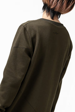 Load image into Gallery viewer, FIRST AID TO THE INJURED PRAGN SWEAT LONG TOPS / BRUSHED BACK TERRY (MOSS)