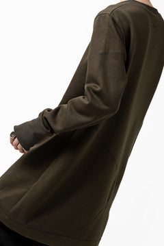 Load image into Gallery viewer, FIRST AID TO THE INJURED PRAGN SWEAT LONG TOPS / BRUSHED BACK TERRY (MOSS)