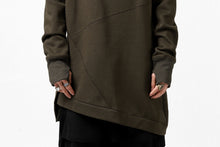 Load image into Gallery viewer, FIRST AID TO THE INJURED PRAGN SWEAT LONG TOPS / BRUSHED BACK TERRY (MOSS)