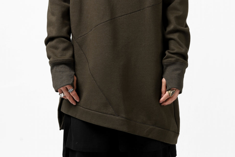 Load image into Gallery viewer, FIRST AID TO THE INJURED PRAGN SWEAT LONG TOPS / BRUSHED BACK TERRY (MOSS)