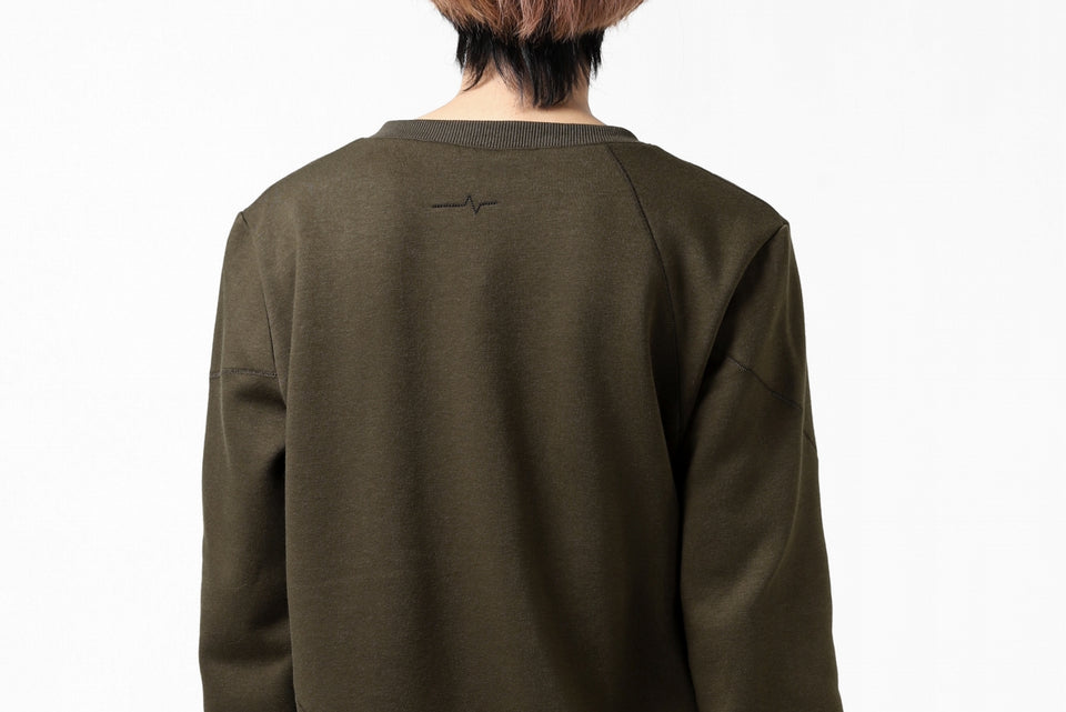 Load image into Gallery viewer, FIRST AID TO THE INJURED PRAGN SWEAT LONG TOPS / BRUSHED BACK TERRY (MOSS)