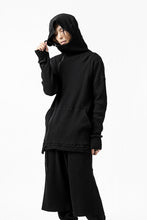 Load image into Gallery viewer, FIRST AID TO THE INJURED CURCULIO ZIP HOODIE / WAFFEL JERSEY (BLACK)