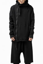 Load image into Gallery viewer, FIRST AID TO THE INJURED CURCULIO ZIP HOODIE / WAFFEL JERSEY (BLACK)
