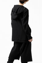 Load image into Gallery viewer, FIRST AID TO THE INJURED CURCULIO ZIP HOODIE / WAFFEL JERSEY (BLACK)