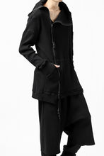 Load image into Gallery viewer, FIRST AID TO THE INJURED CURCULIO ZIP HOODIE / WAFFEL JERSEY (BLACK)