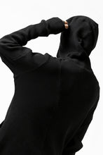 Load image into Gallery viewer, FIRST AID TO THE INJURED CURCULIO ZIP HOODIE / WAFFEL JERSEY (BLACK)