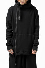 Load image into Gallery viewer, FIRST AID TO THE INJURED CURCULIO ZIP HOODIE / WAFFEL JERSEY (BLACK)