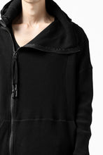 Load image into Gallery viewer, FIRST AID TO THE INJURED CURCULIO ZIP HOODIE / WAFFEL JERSEY (BLACK)