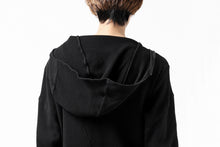 Load image into Gallery viewer, FIRST AID TO THE INJURED CURCULIO ZIP HOODIE / WAFFEL JERSEY (BLACK)