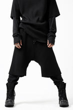 Load image into Gallery viewer, FIRST AID TO THE INJURED WURICH LAYERED PANT / WAFFEL + RIB JERSEY (BLACK)