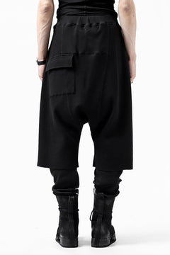 Load image into Gallery viewer, FIRST AID TO THE INJURED WURICH LAYERED PANT / WAFFEL + RIB JERSEY (BLACK)