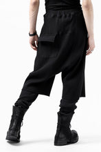 Load image into Gallery viewer, FIRST AID TO THE INJURED WURICH LAYERED PANT / WAFFEL + RIB JERSEY (BLACK)