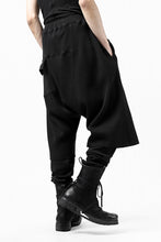 Load image into Gallery viewer, FIRST AID TO THE INJURED WURICH LAYERED PANT / WAFFEL + RIB JERSEY (BLACK)