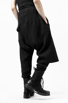 Load image into Gallery viewer, FIRST AID TO THE INJURED WURICH LAYERED PANT / WAFFEL + RIB JERSEY (BLACK)