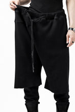Load image into Gallery viewer, FIRST AID TO THE INJURED WURICH LAYERED PANT / WAFFEL + RIB JERSEY (BLACK)