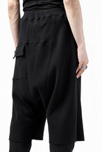 Load image into Gallery viewer, FIRST AID TO THE INJURED WURICH LAYERED PANT / WAFFEL + RIB JERSEY (BLACK)