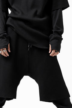 Load image into Gallery viewer, FIRST AID TO THE INJURED WURICH LAYERED PANT / WAFFEL + RIB JERSEY (BLACK)