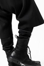 Load image into Gallery viewer, FIRST AID TO THE INJURED WURICH LAYERED PANT / WAFFEL + RIB JERSEY (BLACK)
