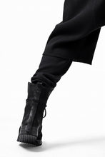 Load image into Gallery viewer, FIRST AID TO THE INJURED WURICH LAYERED PANT / WAFFEL + RIB JERSEY (BLACK)