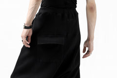 Load image into Gallery viewer, FIRST AID TO THE INJURED WURICH LAYERED PANT / WAFFEL + RIB JERSEY (BLACK)