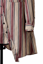 画像をギャラリービューアに読み込む, Aleksandr Manamis Asymmetry Shirt (STRIPE)