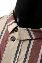 画像をギャラリービューアに読み込む, Aleksandr Manamis Asymmetry Shirt (STRIPE)