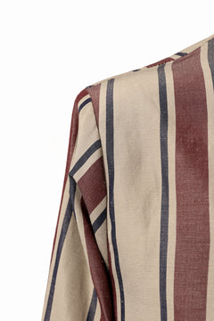 画像をギャラリービューアに読み込む, Aleksandr Manamis Asymmetry Shirt (STRIPE)