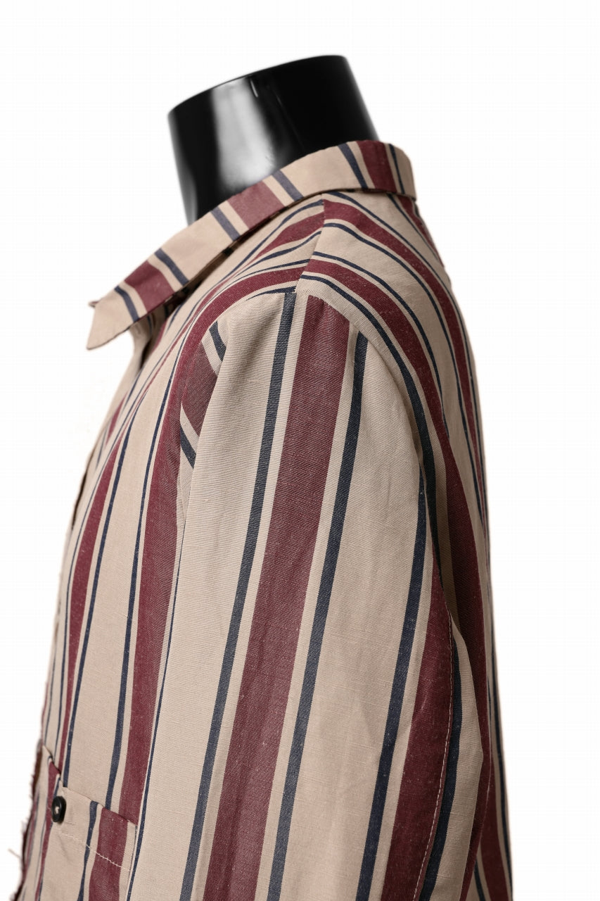 画像をギャラリービューアに読み込む, Aleksandr Manamis Asymmetry Shirt (STRIPE)