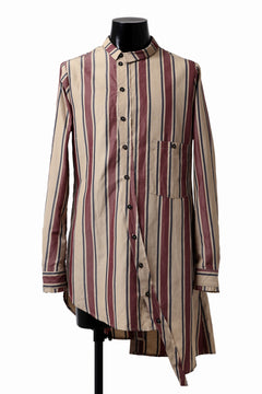画像をギャラリービューアに読み込む, Aleksandr Manamis Asymmetry Shirt (STRIPE)