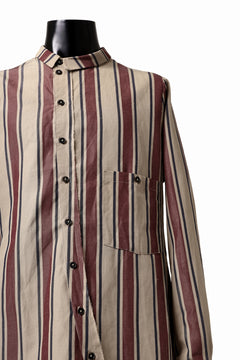 画像をギャラリービューアに読み込む, Aleksandr Manamis Asymmetry Shirt (STRIPE)