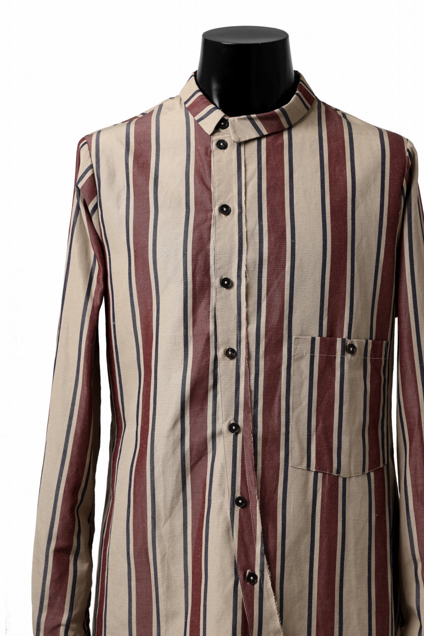 画像をギャラリービューアに読み込む, Aleksandr Manamis Asymmetry Shirt (STRIPE)