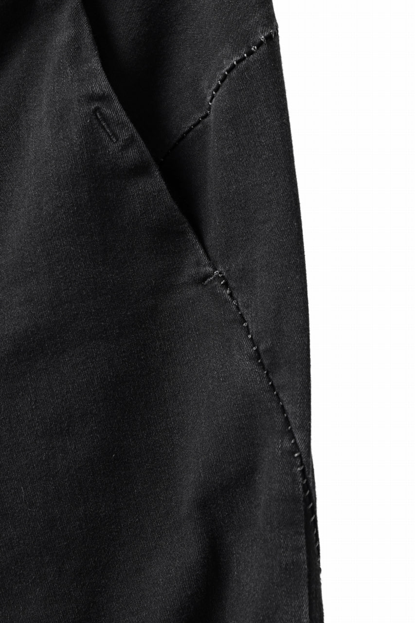 Load image into Gallery viewer, thomkrom SKINNY TROUSERS with SCAR STITCH / STRETCH DENIM (DARK GREY)