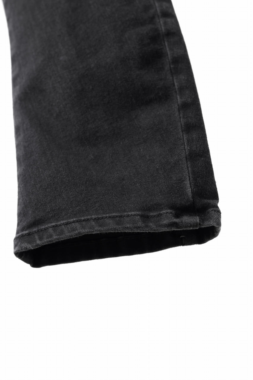 Load image into Gallery viewer, thomkrom SKINNY TROUSERS with SCAR STITCH / STRETCH DENIM (DARK GREY)