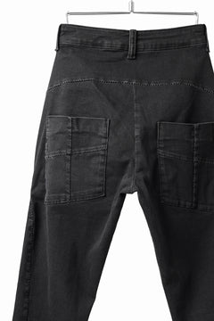 Load image into Gallery viewer, thomkrom SKINNY TROUSERS with SCAR STITCH / STRETCH DENIM (DARK GREY)