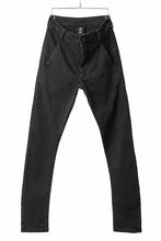 Load image into Gallery viewer, thomkrom SKINNY TROUSERS with SCAR STITCH / STRETCH DENIM (DARK GREY)