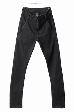 Load image into Gallery viewer, thomkrom SKINNY TROUSERS with SCAR STITCH / STRETCH DENIM (DARK GREY)