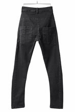 Load image into Gallery viewer, thomkrom SKINNY TROUSERS with SCAR STITCH / STRETCH DENIM (DARK GREY)