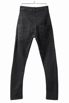 Load image into Gallery viewer, thomkrom SKINNY TROUSERS with SCAR STITCH / STRETCH DENIM (DARK GREY)