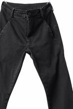 Load image into Gallery viewer, thomkrom SKINNY TROUSERS with SCAR STITCH / STRETCH DENIM (DARK GREY)