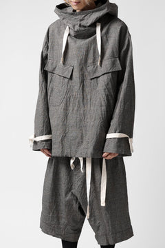 画像をギャラリービューアに読み込む, KLASICA SALVATION ANORAK PARKA / ORIGINAL PONGEE NEP (GLEN CHECK)