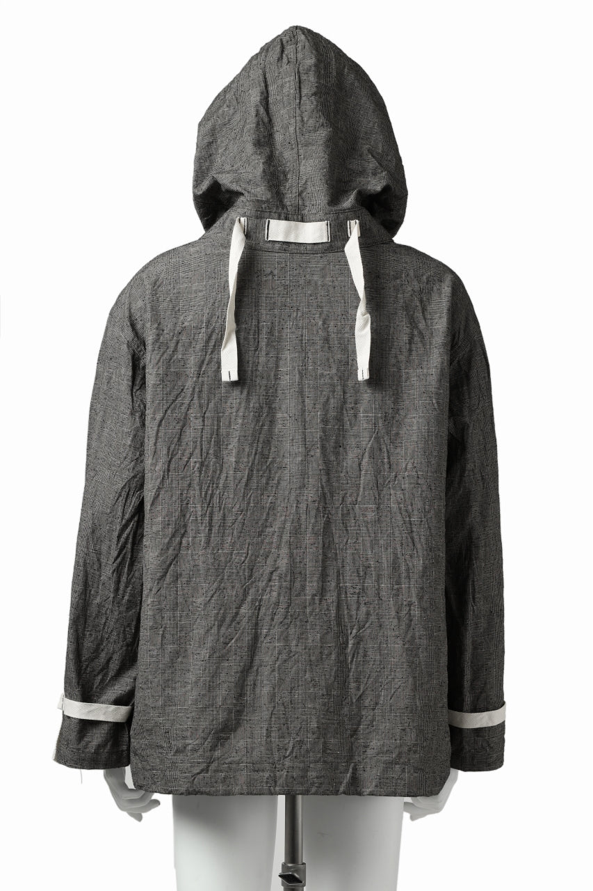 画像をギャラリービューアに読み込む, KLASICA SALVATION ANORAK PARKA / ORIGINAL PONGEE NEP (GLEN CHECK)