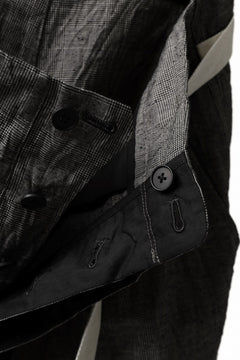 画像をギャラリービューアに読み込む, KLASICA GERALD LOW CROTCH SHORT TROUSERS / ORIGINAL PONGEE NEP (GLEN CHECK)