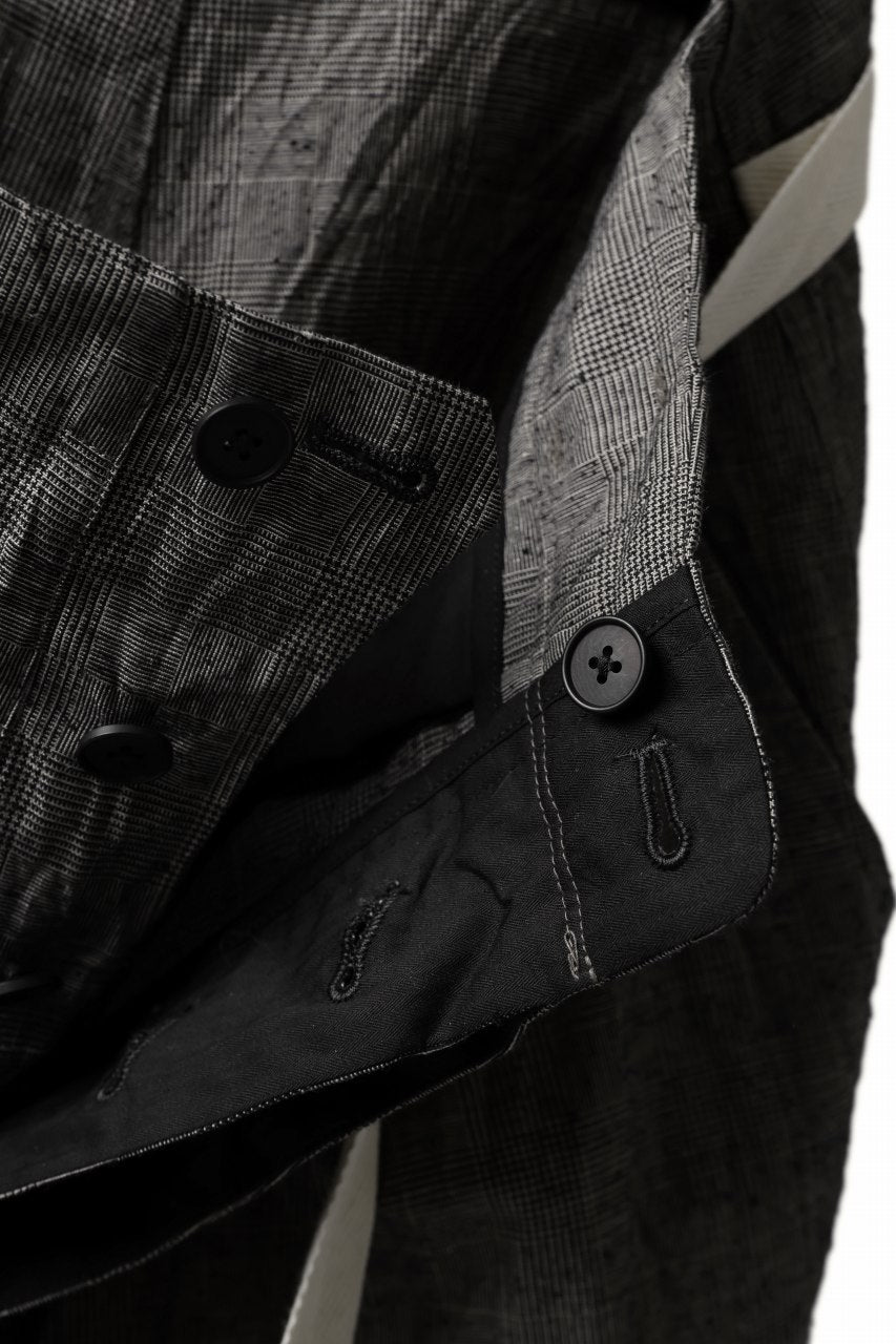 画像をギャラリービューアに読み込む, KLASICA GERALD LOW CROTCH SHORT TROUSERS / ORIGINAL PONGEE NEP (GLEN CHECK)