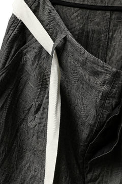 画像をギャラリービューアに読み込む, KLASICA GERALD LOW CROTCH SHORT TROUSERS / ORIGINAL PONGEE NEP (GLEN CHECK)