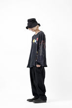 画像をギャラリービューアに読み込む, KLASICA SABRON CONSTRUCTED TROUSERS / LIGHT WEIGHT BLUR STRIPES (INK BLACK)